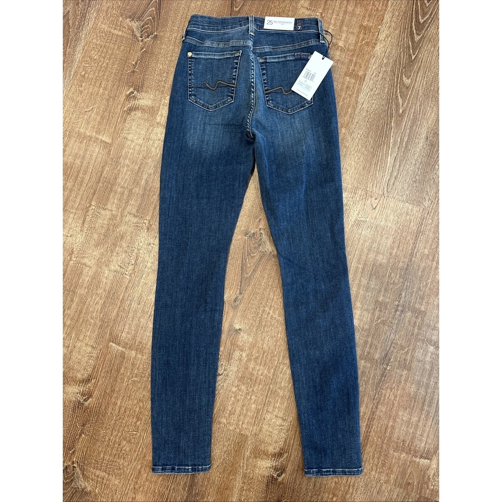 7 FOR ALL MANKIND Women's high waist ankle Gwenevere Jeans25 Retail 169$ - Picture 2 of 3